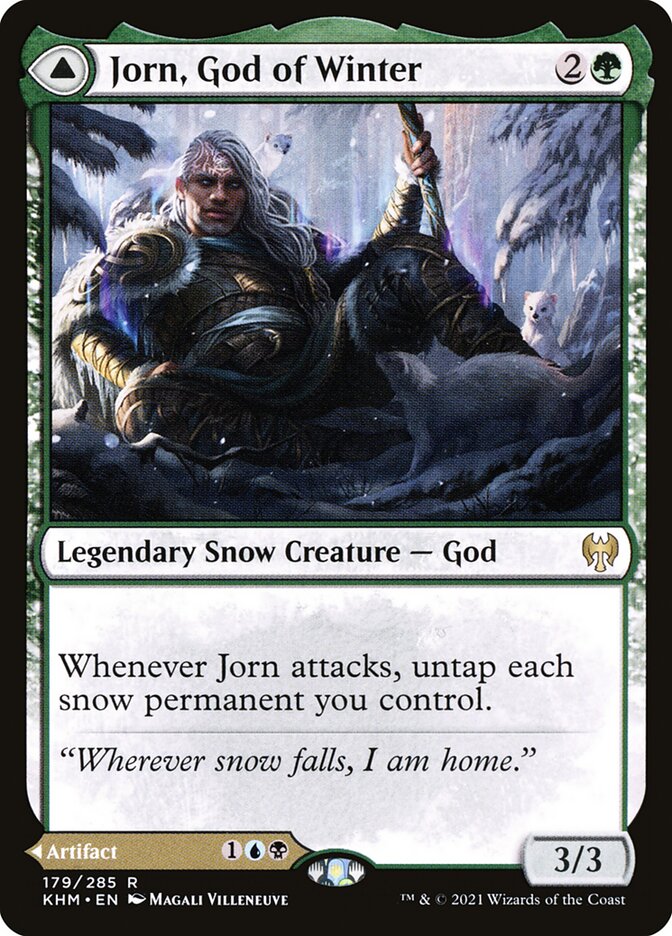 Jorn, God of Winter // Kaldring, the Rimestaff (179) - Kaldheim (KHM)