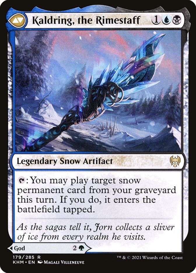 Jorn, God of Winter // Kaldring, the Rimestaff (179) - Kaldheim (KHM)