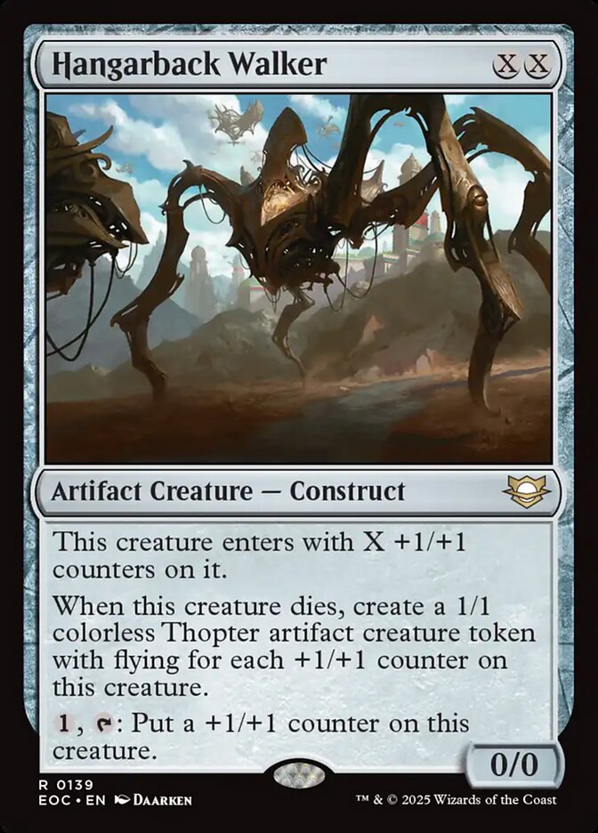 Hangarback Walker (139) - Edge of Eternities Commander (EOC)