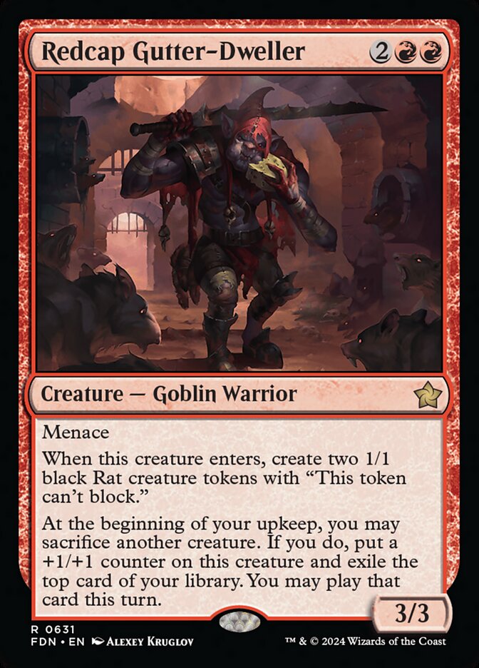 Redcap Gutter-Dweller (631) - Foundations (FDN)