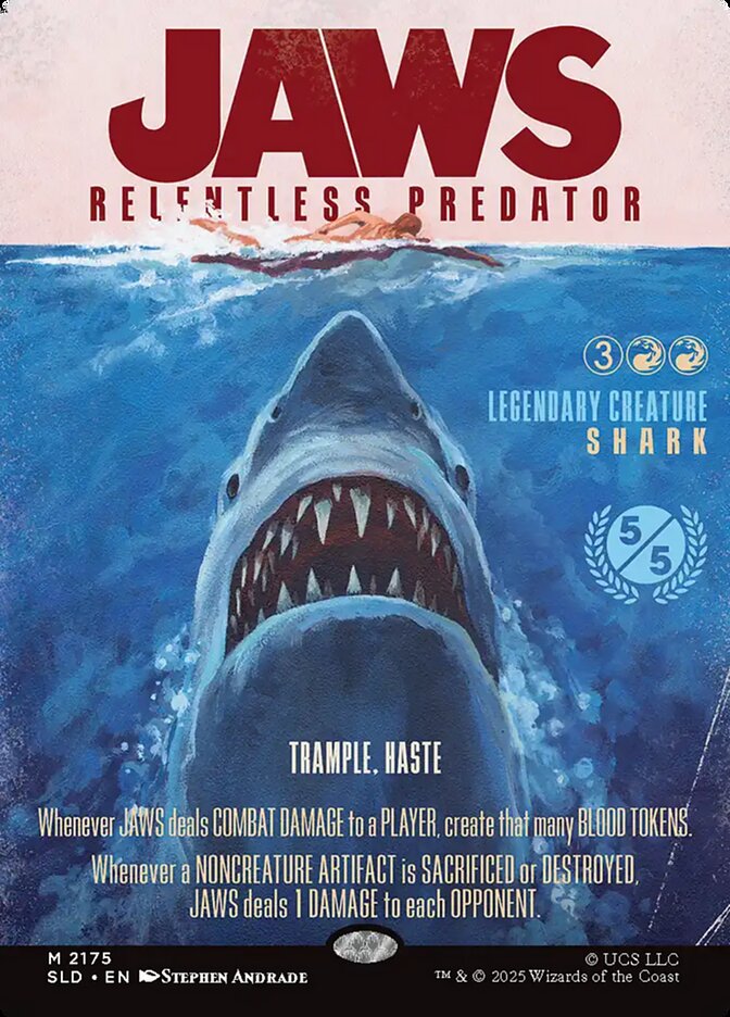 Jaws, Relentless Predator (2175) - Secret Lair Drop (SLD)