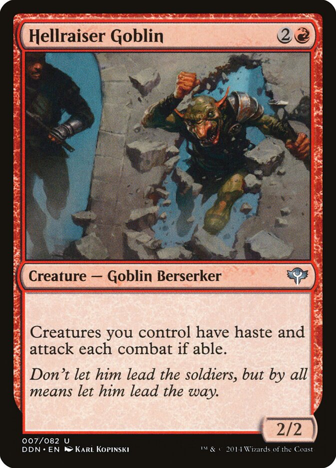 Hellraiser Goblin (7) - Duel Decks: Speed vs. Cunning (DDN)