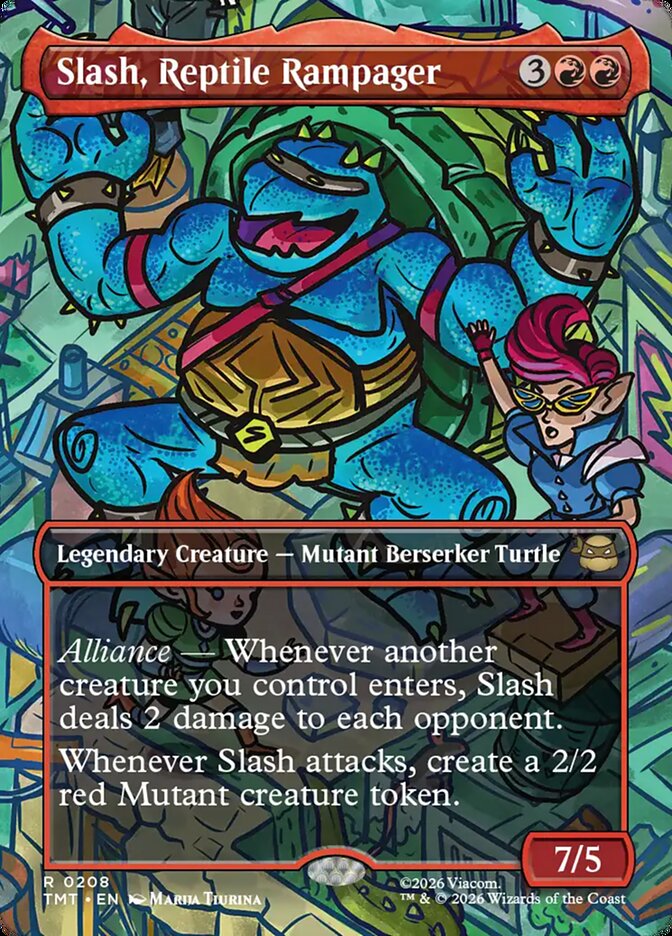 Slash, Reptile Rampager (208) - Teenage Mutant Ninja Turtles (TMT)