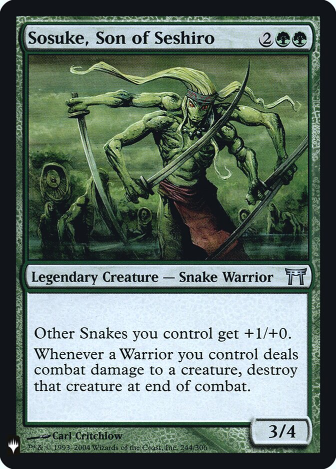 Sosuke, Son of Seshiro (CHK-244) - The List (PLST)