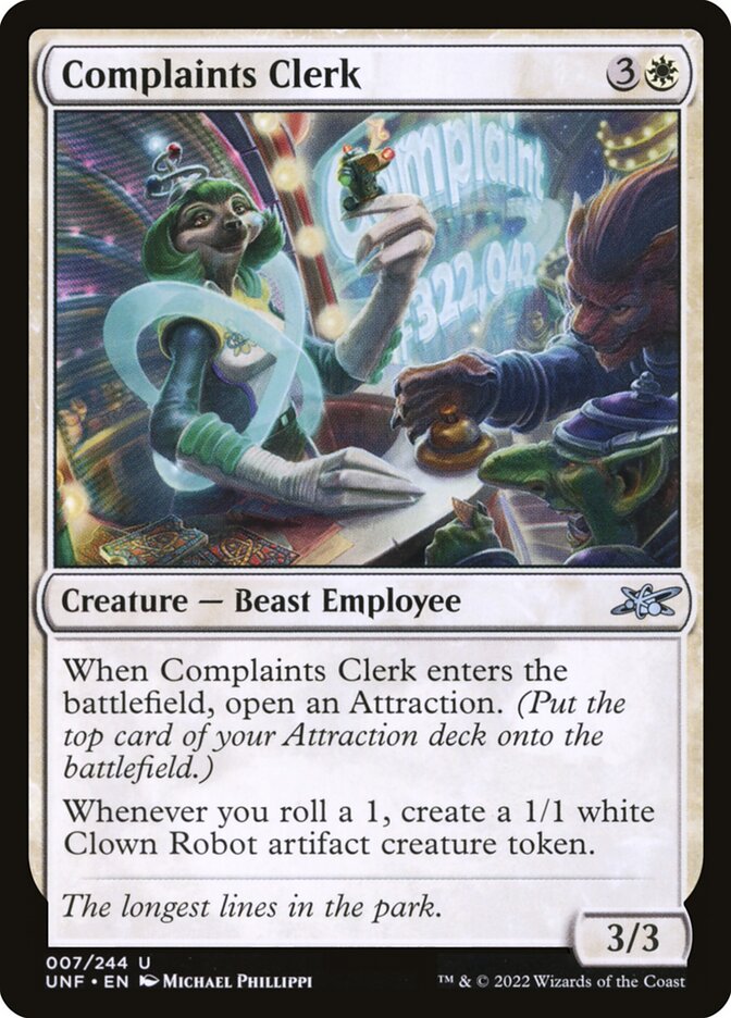 Complaints Clerk (7) - Unfinity (UNF)