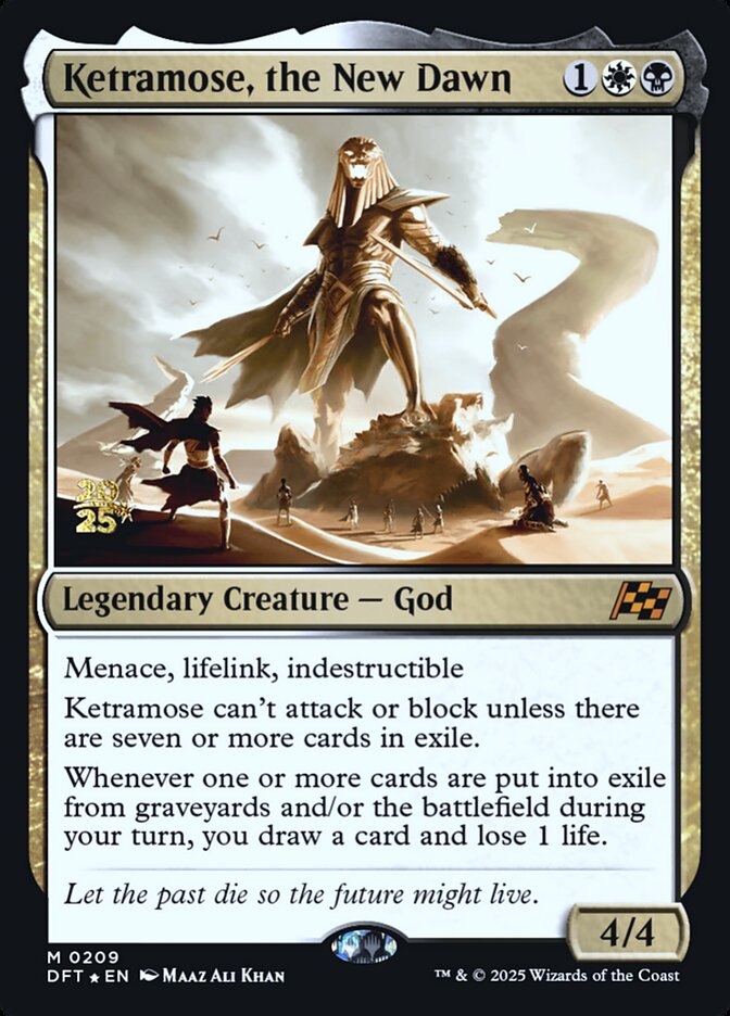 Ketramose, the New Dawn (209s) - Aetherdrift Promos (PDFT)