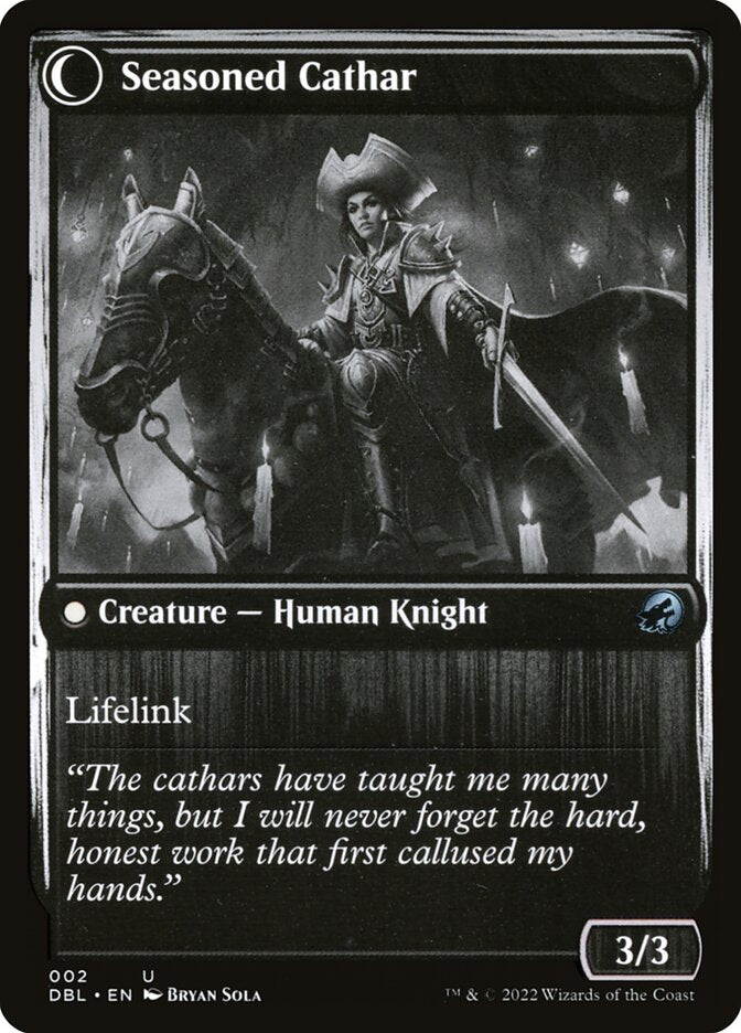 Ambitious Farmhand // Seasoned Cathar (2) - Innistrad: Double Feature (DBL)