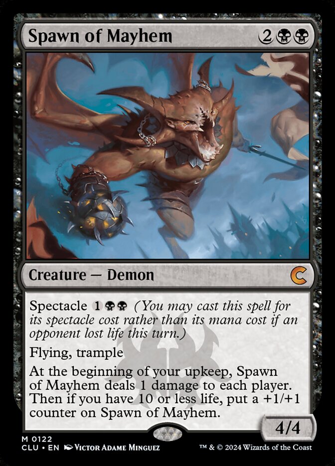 Spawn of Mayhem (122) - Ravnica: Clue Edition (CLU)