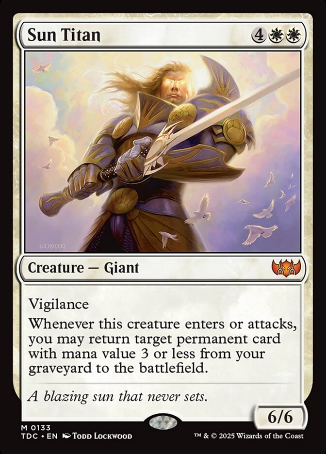 Sun Titan (133) - Tarkir: Dragonstorm Commander (TDC)