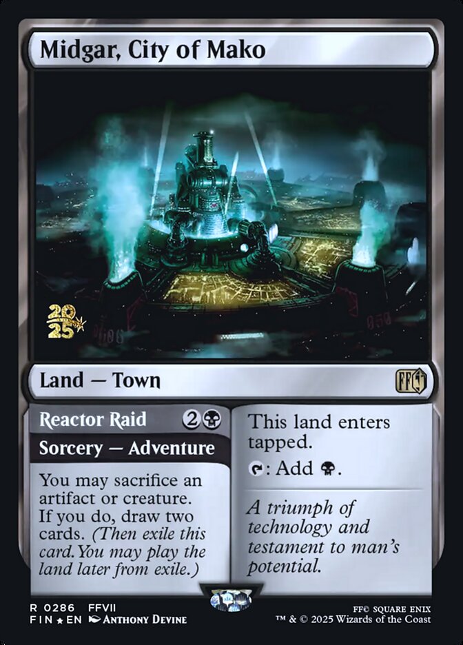 Midgar, City of Mako // Reactor Raid (286s) - Final Fantasy Promos (PFIN)