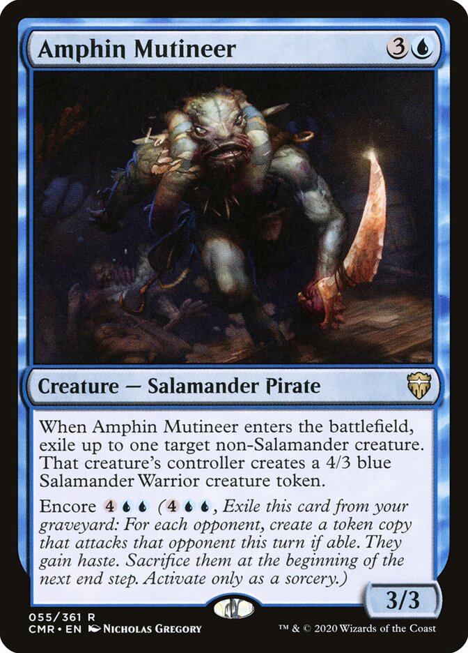 Amphin Mutineer (55) - Commander Legends (CMR)