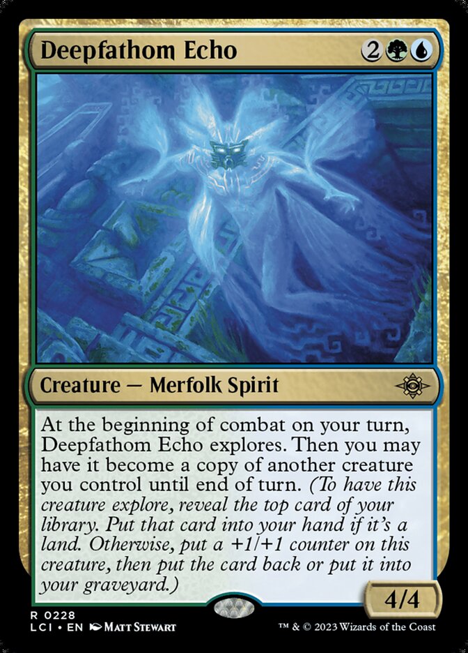 Deepfathom Echo (228) - The Lost Caverns of Ixalan (LCI)