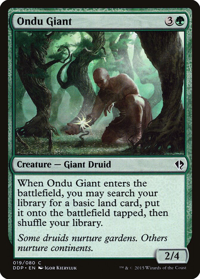 Ondu Giant (19) - Duel Decks: Zendikar vs. Eldrazi (DDP)