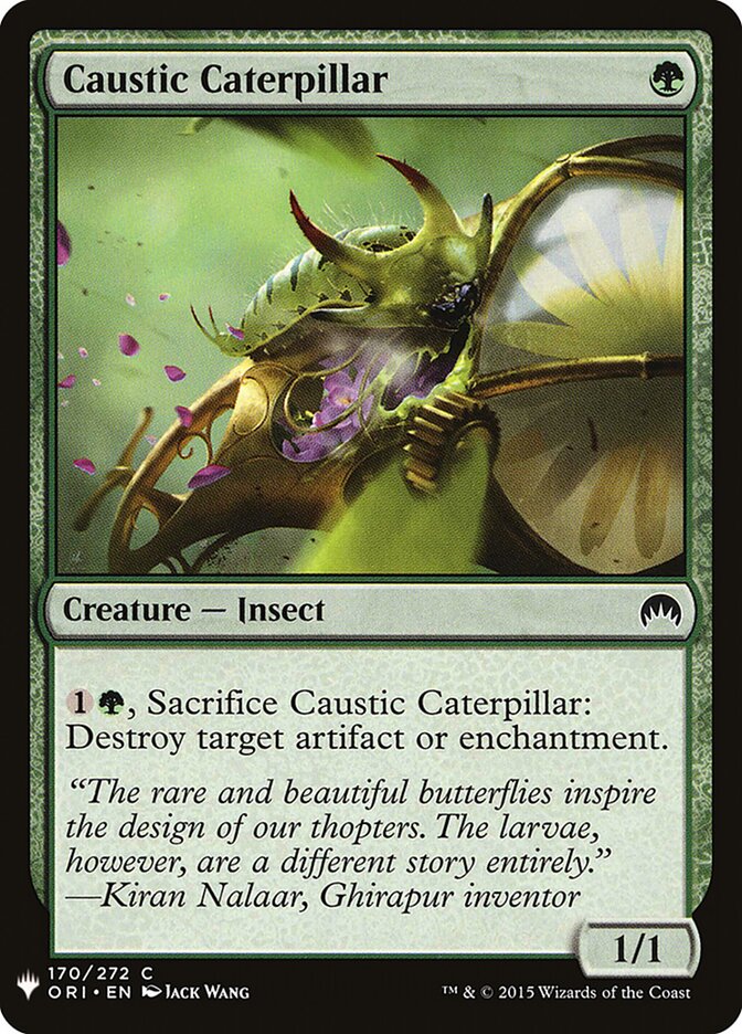 Caustic Caterpillar (ORI-170) - The List (PLST)