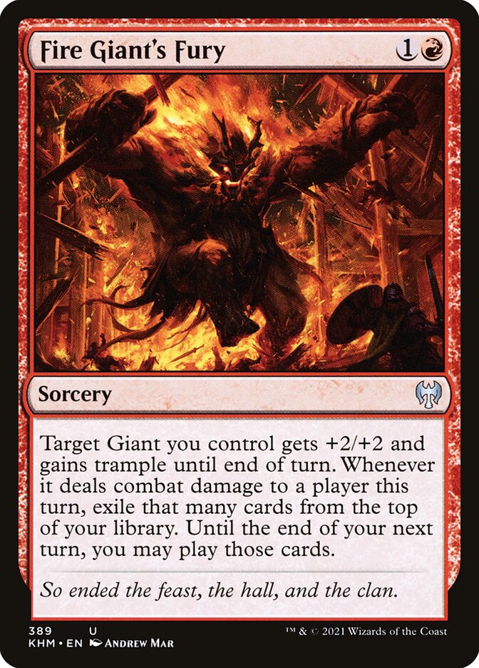 Fire Giant's Fury (389) - Kaldheim (KHM)