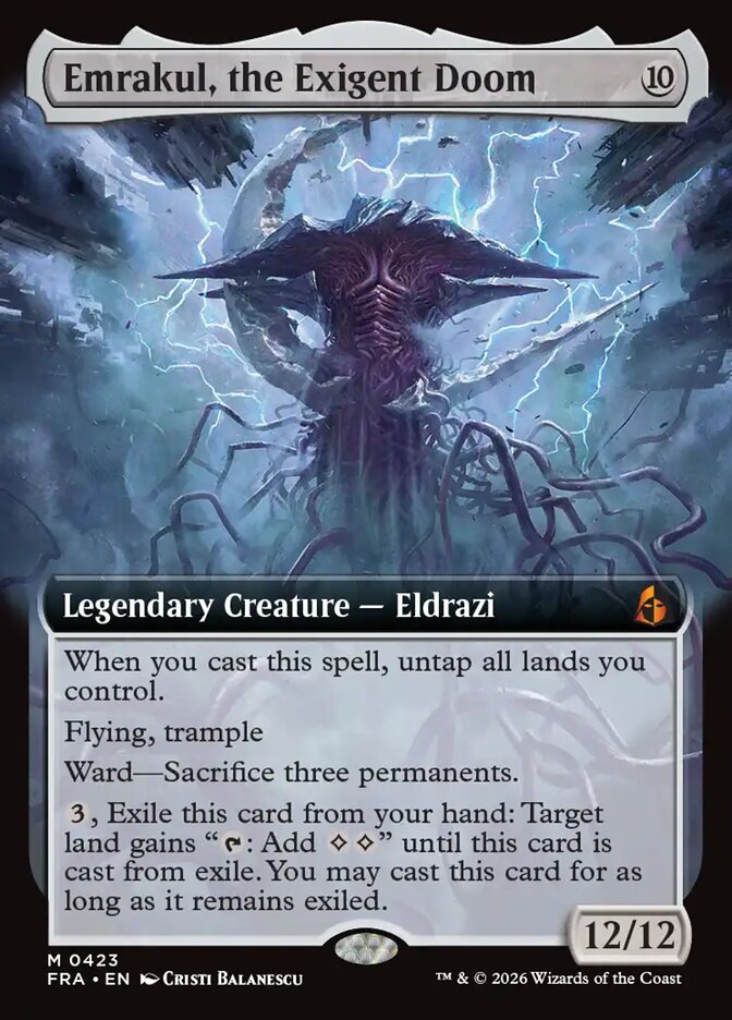 Emrakul, the Exigent Doom (423) - Reality Fracture (FRA)