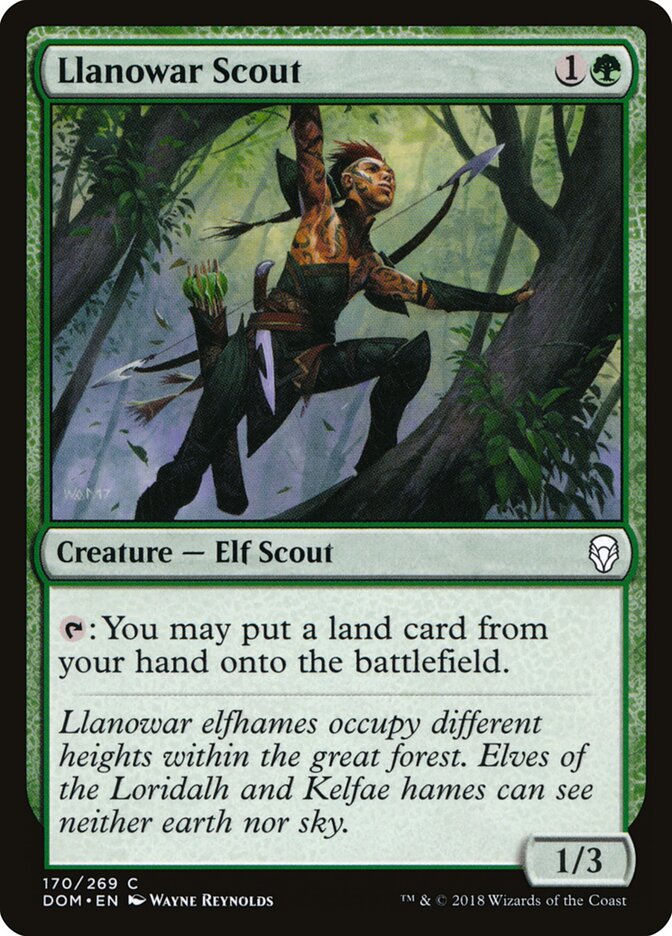 Llanowar Scout (170) - Dominaria (DOM)