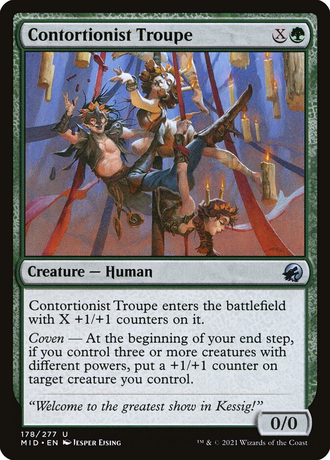 Contortionist Troupe (178) - Innistrad: Midnight Hunt (MID)