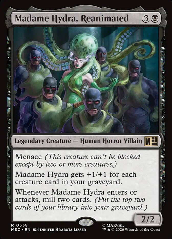 Madame Hydra, Reanimated (538) - Marvel Super Heroes Commander (MSC)