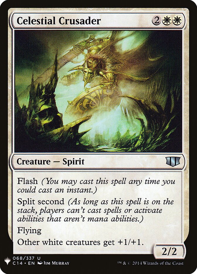 Celestial Crusader (C14-68) - The List (PLST)