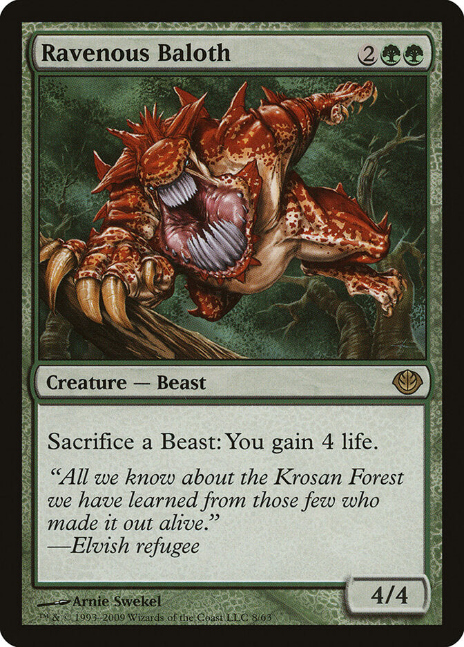 Ravenous Baloth (8) - Duel Decks: Garruk vs. Liliana (DDD)