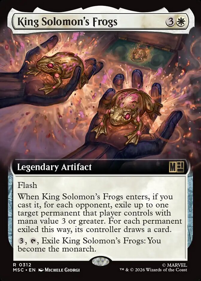 King Solomon's Frogs (312) - Marvel Super Heroes Commander (MSC)