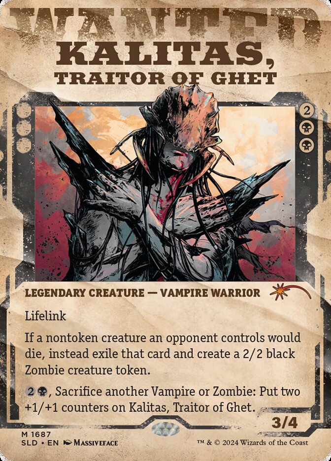 Kalitas, Traitor of Ghet (1687) - Secret Lair Drop (SLD)