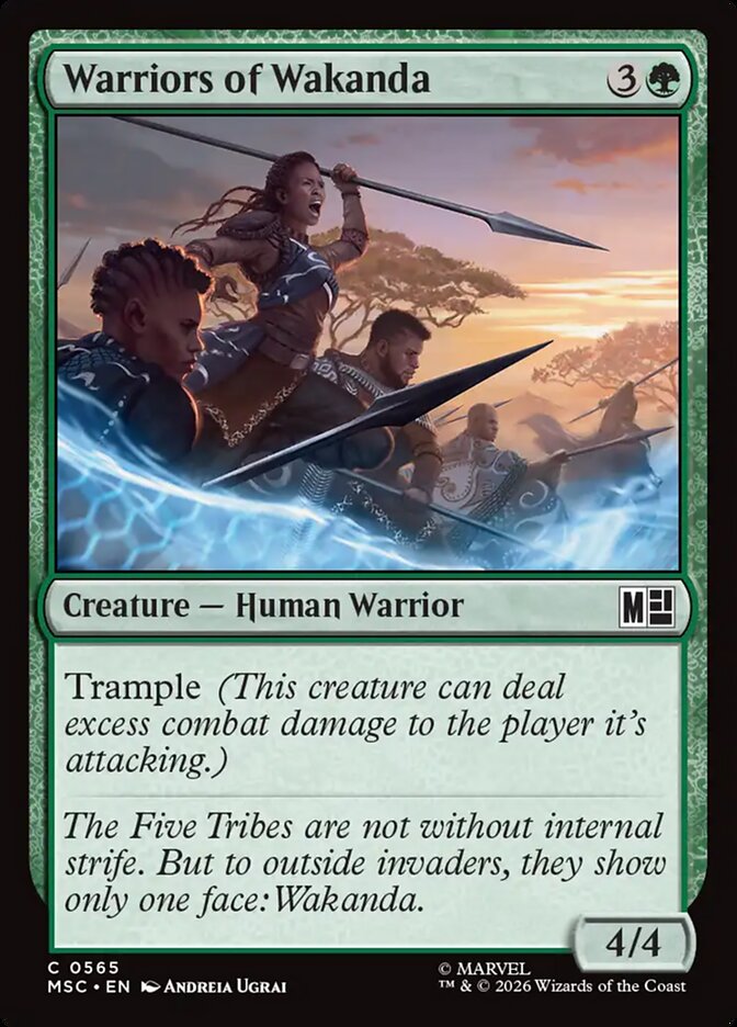Warriors of Wakanda (565) - Marvel Super Heroes Commander (MSC)