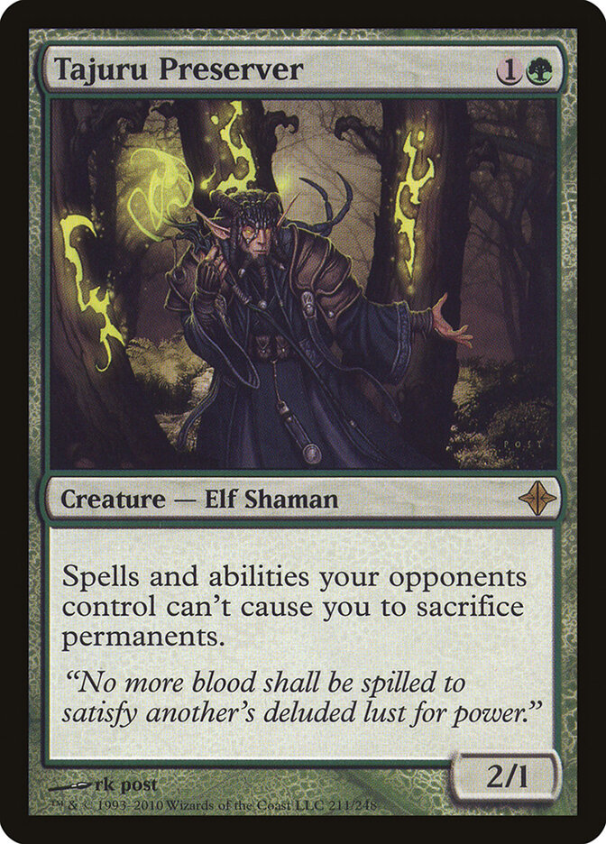 Tajuru Preserver (211) - Rise of the Eldrazi (ROE)