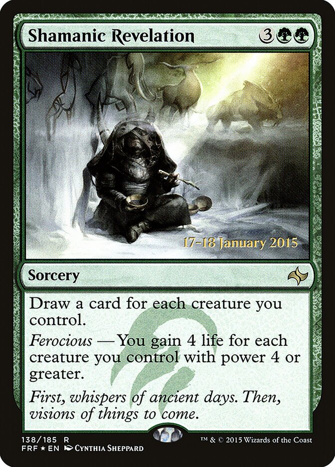 Shamanic Revelation (138s) - Fate Reforged Promos (PFRF)
