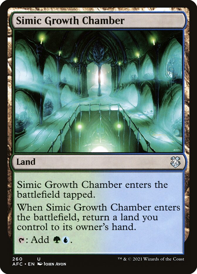 Simic Growth Chamber (260) - Forgotten Realms Commander (AFC)