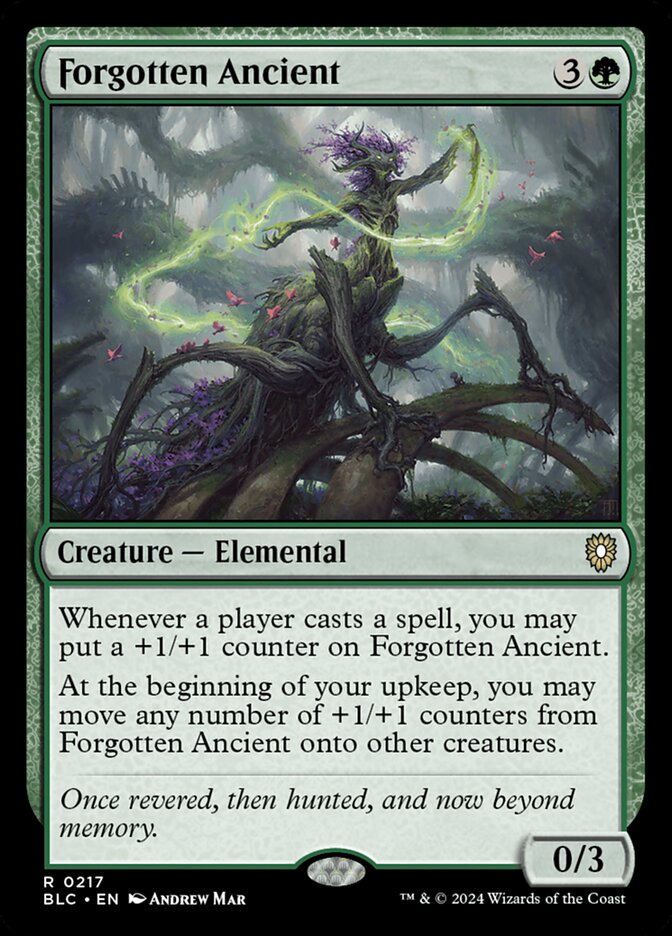 Forgotten Ancient (217) - Bloomburrow Commander (BLC)