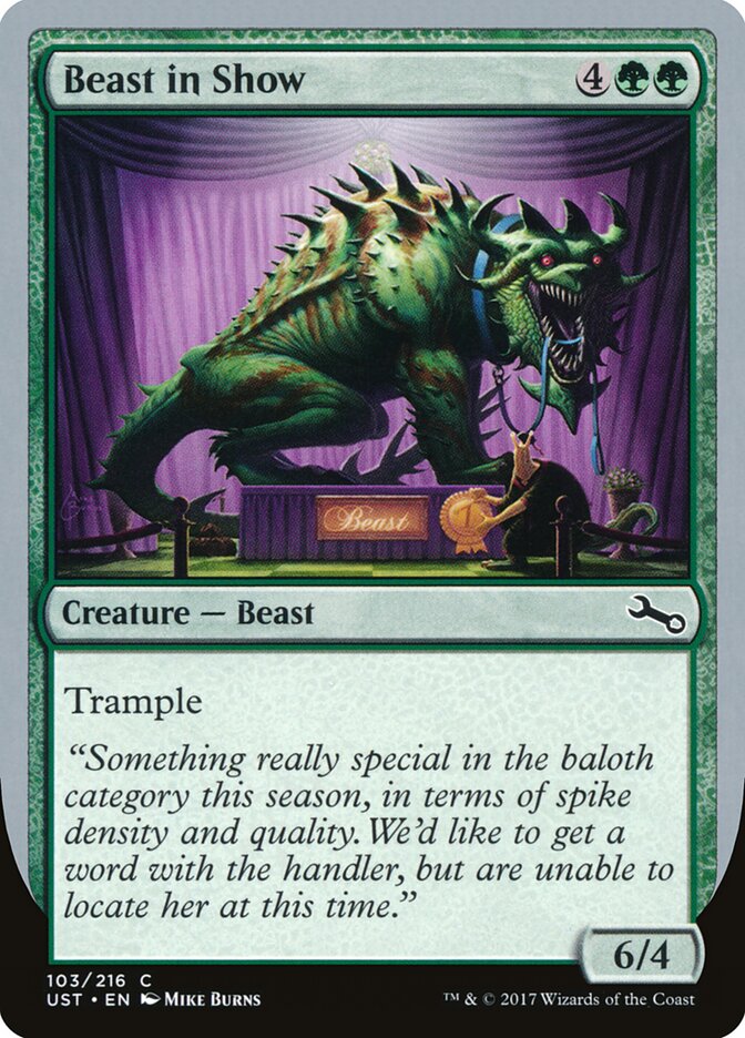 Beast in Show (103c) - Unstable (UST)