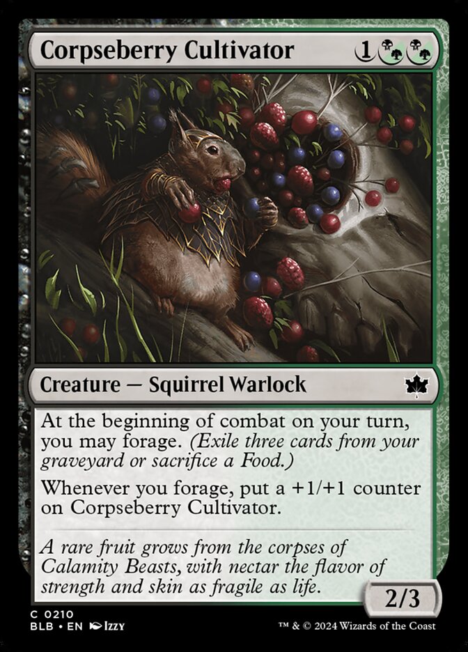 Corpseberry Cultivator (210) - Bloomburrow (BLB)