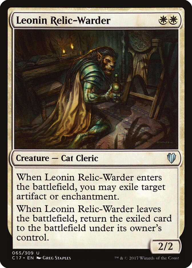 Leonin Relic-Warder (65) - Commander 2017 (C17)