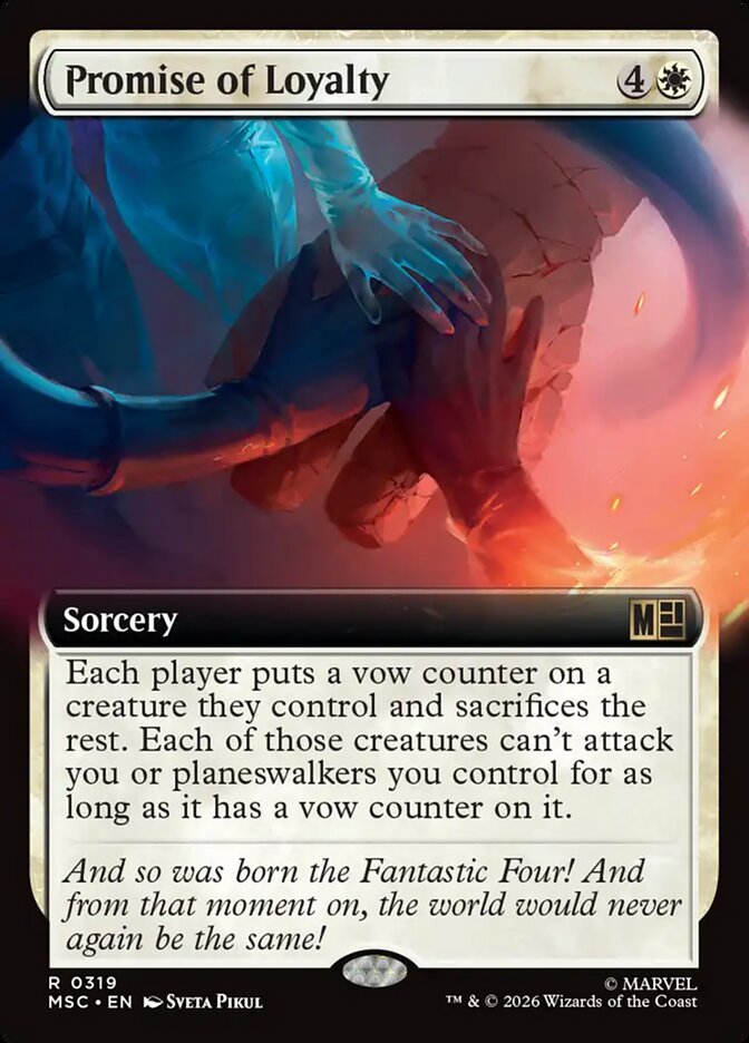 Promise of Loyalty (319) - Marvel Super Heroes Commander (MSC)