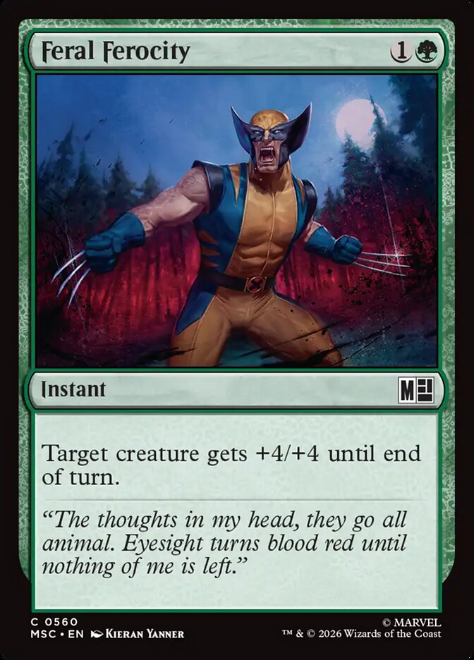 Feral Ferocity (560) - Marvel Super Heroes Commander (MSC)