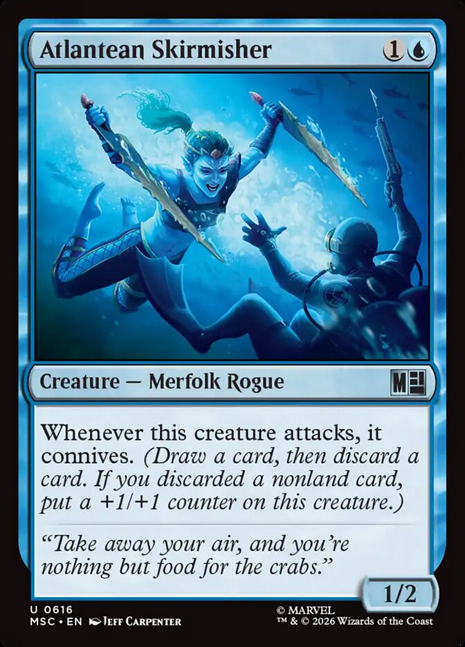 Atlantean Skirmisher (616) - Marvel Super Heroes Commander (MSC)
