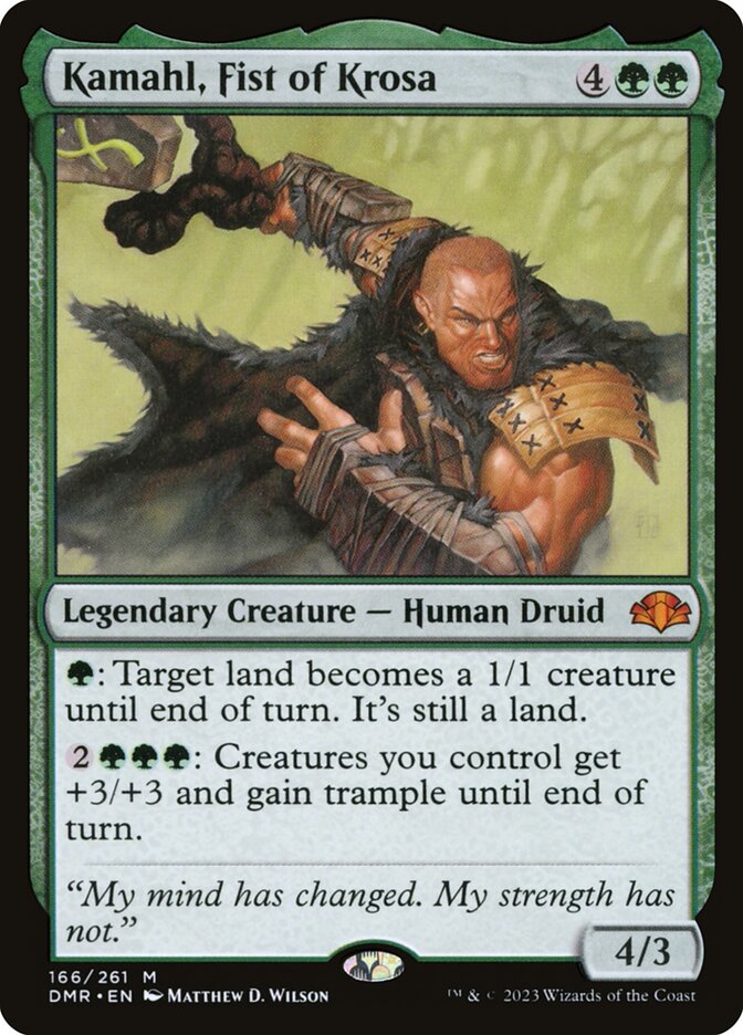 Kamahl, Fist of Krosa (166) - Dominaria Remastered (DMR)