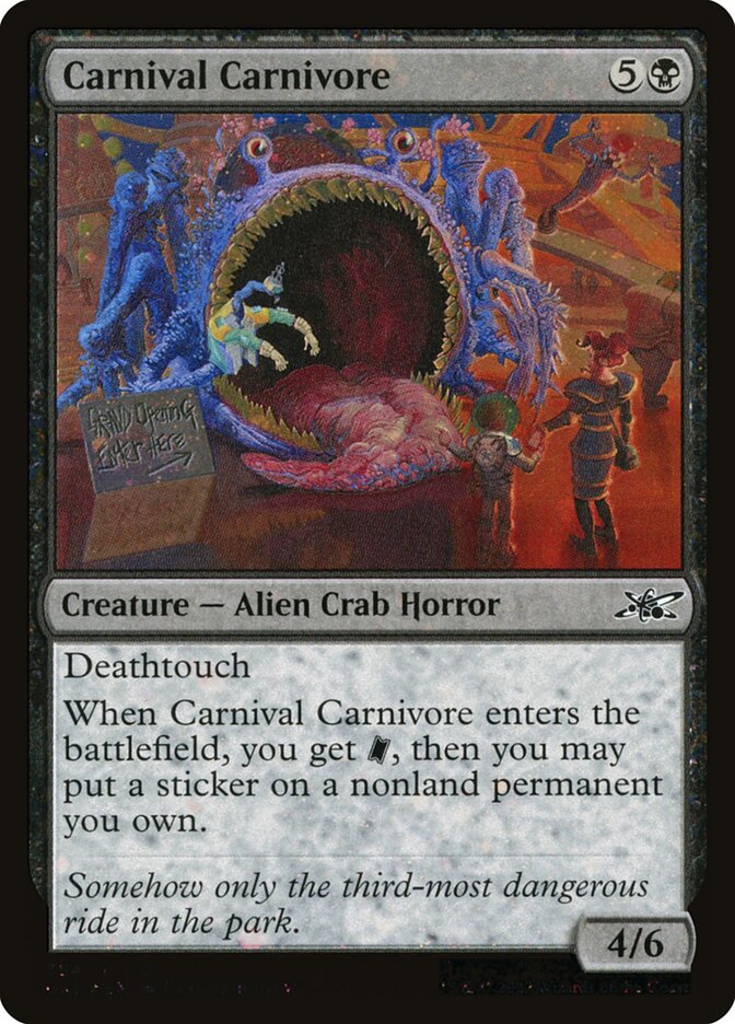 Carnival Carnivore (354) - Unfinity (UNF)
