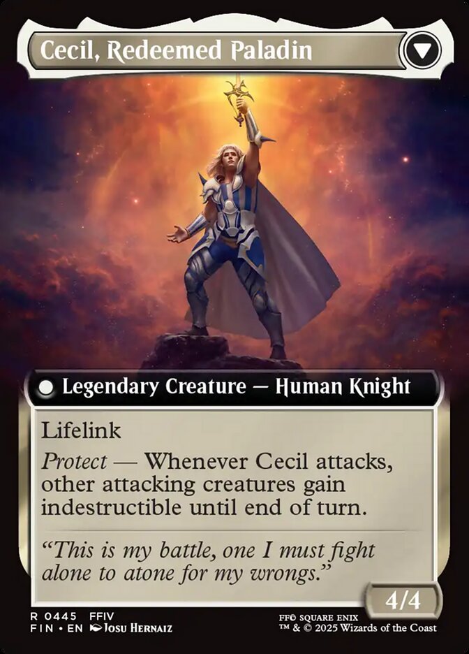 Cecil, Dark Knight // Cecil, Redeemed Paladin (445) - Final Fantasy (FIN)