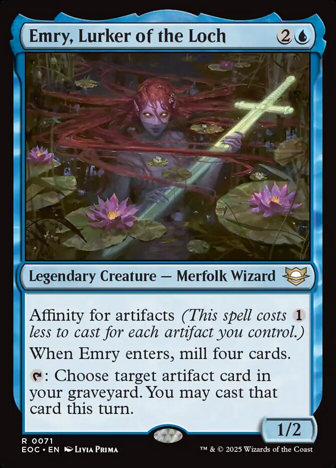 Emry, Lurker of the Loch (71) - Edge of Eternities Commander (EOC)
