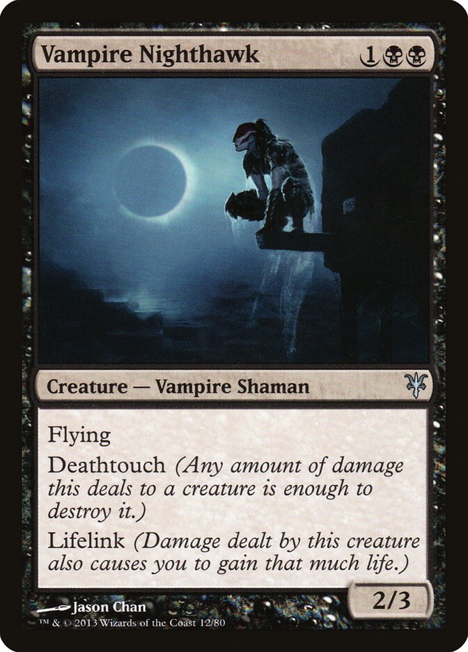 Vampire Nighthawk (12) - Duel Decks: Sorin vs. Tibalt (DDK)