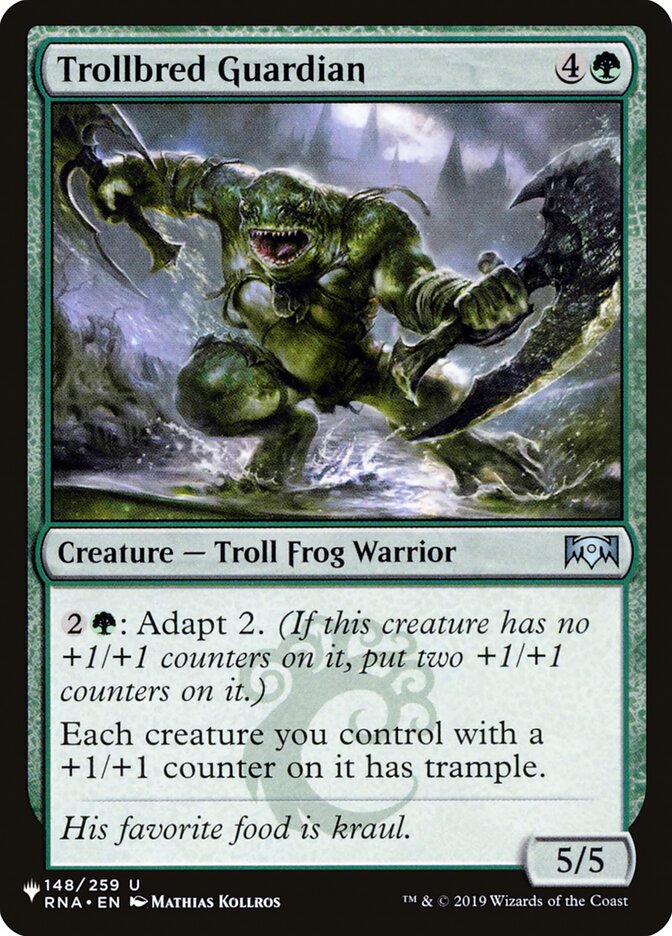 Trollbred Guardian (RNA-148) - The List (PLST)