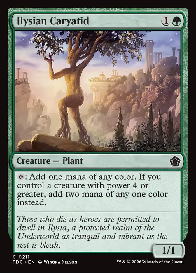 Ilysian Caryatid (211) - Foundations Commander (FDC)