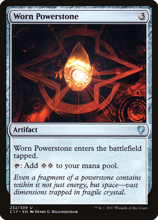 Worn Powerstone (232) - Commander 2017 (C17)