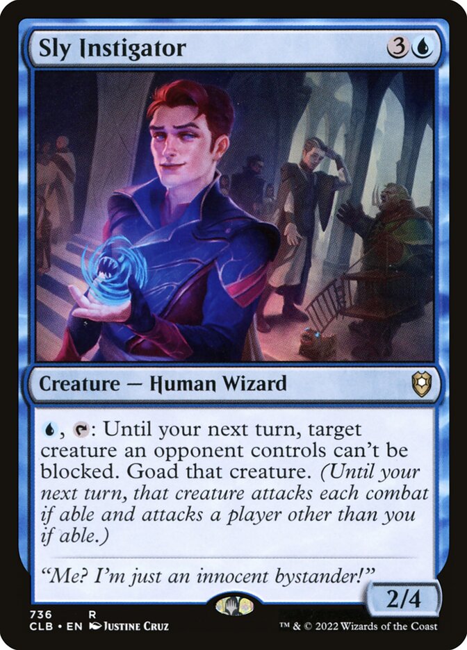 Sly Instigator (736) - Commander Legends: Battle for Baldur's Gate (CLB)