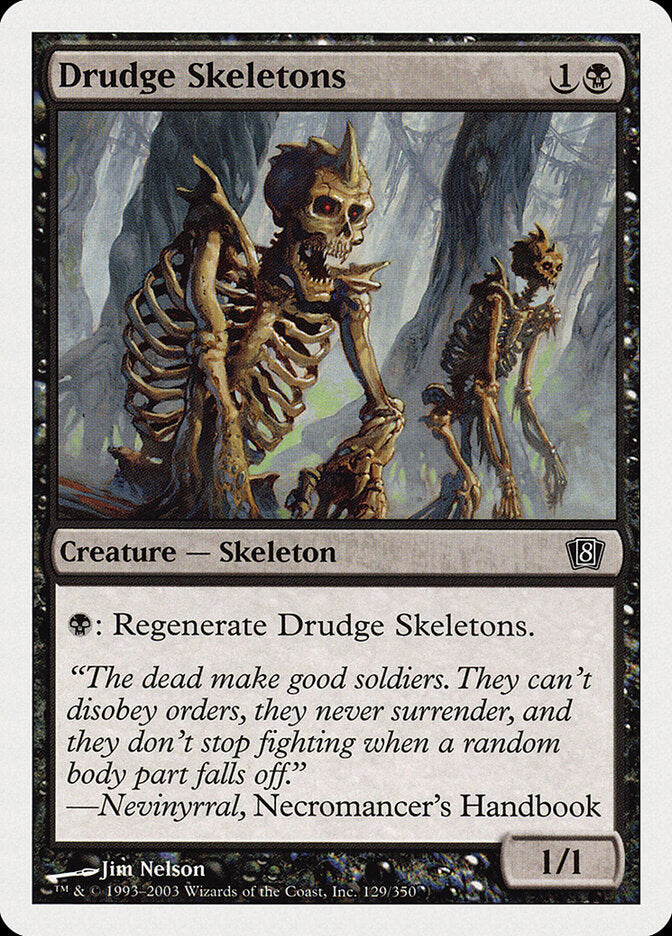 Drudge Skeletons (129) - Eighth Edition (8ED)
