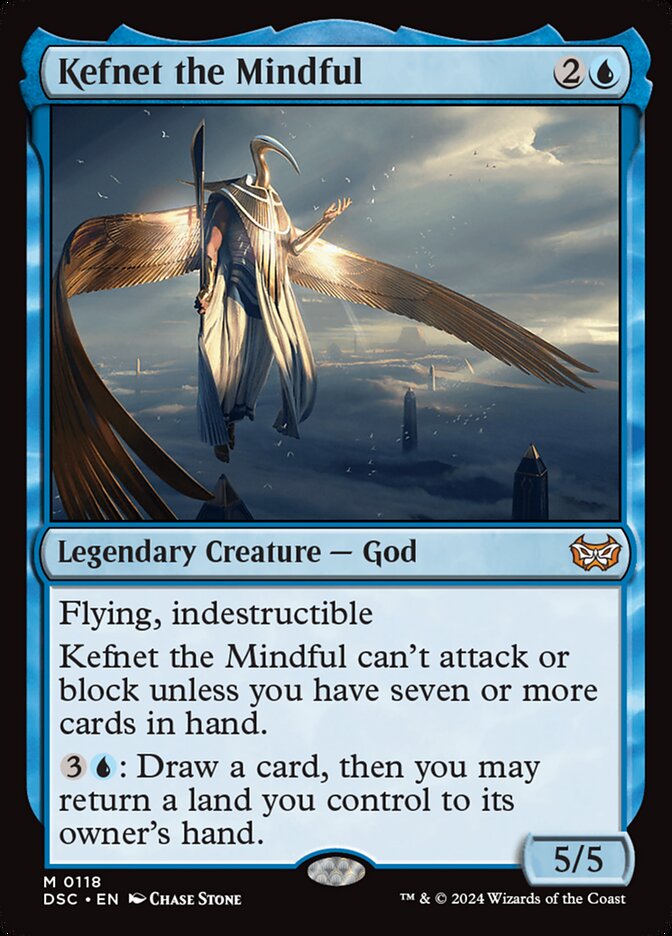 Kefnet the Mindful (118) - Duskmourn: House of Horror Commander (DSC)