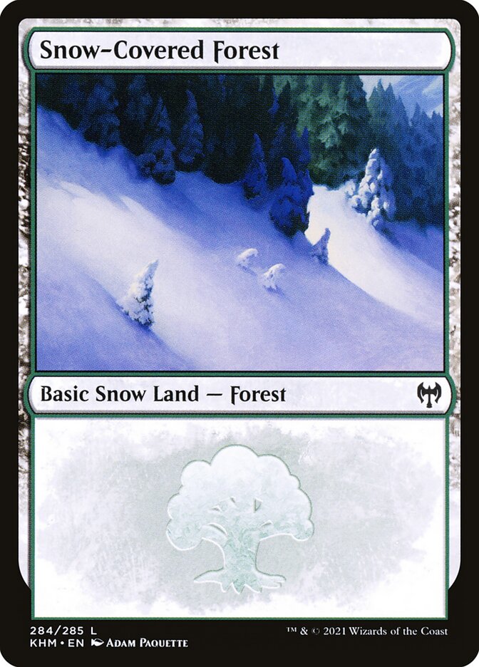 Snow-Covered Forest (284) - Kaldheim (KHM)